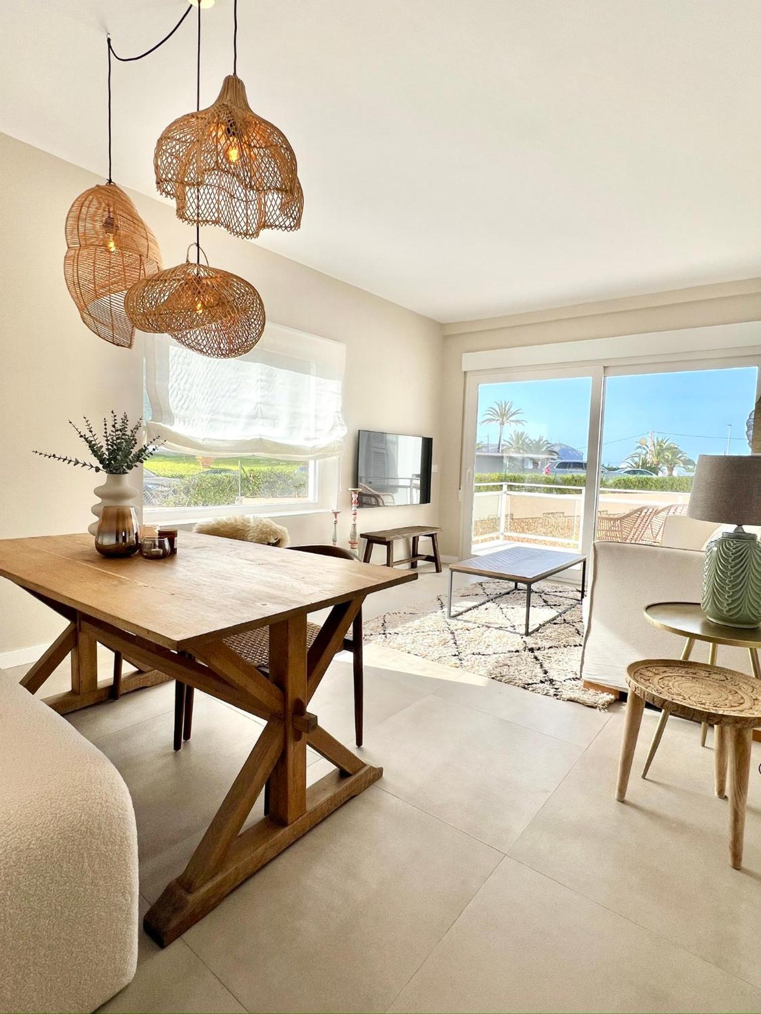 Sea View Apartment Cala Blanca Xabia Bagian luar foto